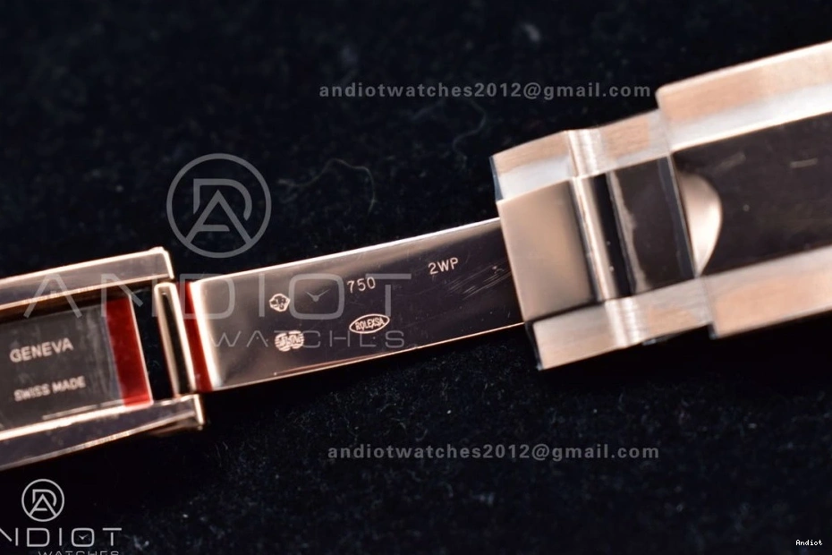 Best Bezel Strap Edition Yacht-Master 116655 VS3135 Rubber VSF on Ceramic 1:1 Oysterflex Black 0302